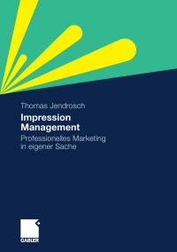 Cover image: Impression Management 9783834921048