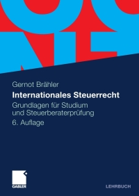 Cover image: Internationales Steuerrecht 6th edition 9783834921949