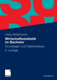 Cover image: Wirtschaftsstatistik im Bachelor 2nd edition 9783834920423