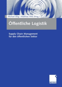 Cover image: Öffentliche Logistik 9783834907813