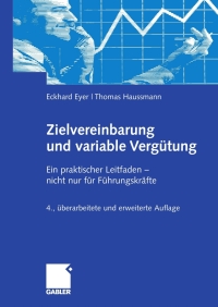 Imagen de portada: Zielvereinbarung und variable Vergütung 4th edition 9783834916341