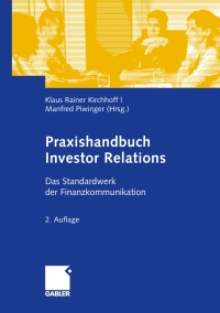Omslagafbeelding: Praxishandbuch Investor Relations 2nd edition 9783834916365
