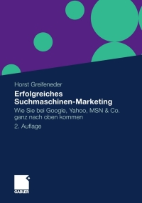 Cover image: Erfolgreiches Suchmaschinen-Marketing 2nd edition 9783834918024