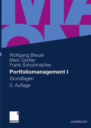 Cover image: Portfoliomanagement I 3rd edition 9783834921307