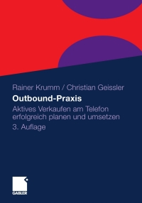 Omslagafbeelding: Outbound-Praxis 3rd edition 9783834922007