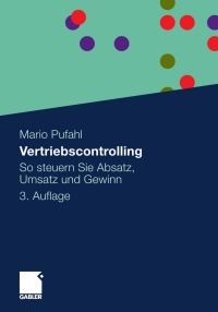 Cover image: Vertriebscontrolling 3rd edition 9783834922021