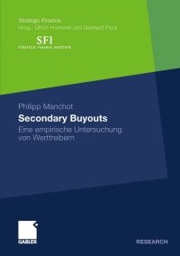 Cover image: Secondary Buyouts 9783834920799