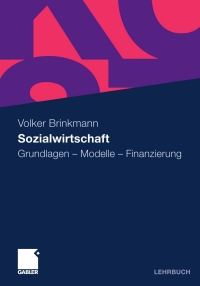Cover image: Sozialwirtschaft 9783834900104