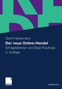Imagen de portada: Der neue Online-Handel 3rd edition 9783834923127