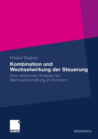 Omslagafbeelding: Kombination und Wechselwirkung der Steuerung 9783834925749