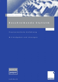 Cover image: Beschreibende Statistik 7th edition 9783834908131