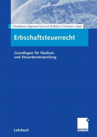 Cover image: Erbschaftsteuerrecht 9783834901866