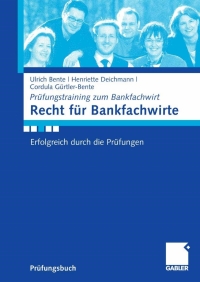 Imagen de portada: Recht für Bankfachwirte 9783834903228