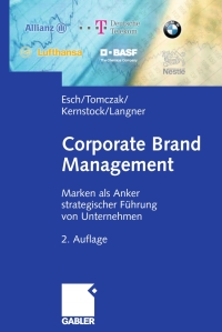 Cover image: Corporate Brand Management 2nd edition 9783834903471