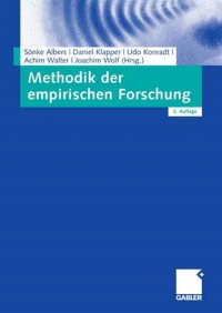 表紙画像: Methodik der empirischen Forschung 2nd edition 9783834904690