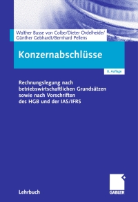 Cover image: Konzernabschlüsse 8th edition 9783834903211