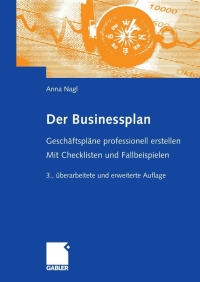 Cover image: Der Businessplan 3rd edition 9783834901118