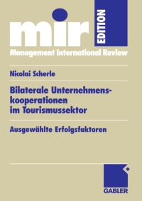 Cover image: Bilaterale Unternehmenskooperationen im Tourismussektor 9783834902436