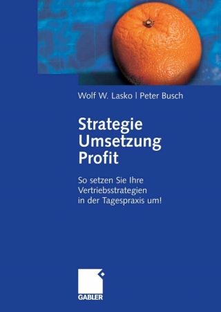 Cover image: Strategie - Umsetzung - Profit 9783834903204