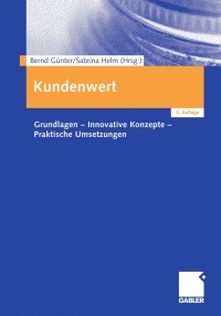 Cover image: Kundenwert 3rd edition 9783834903501
