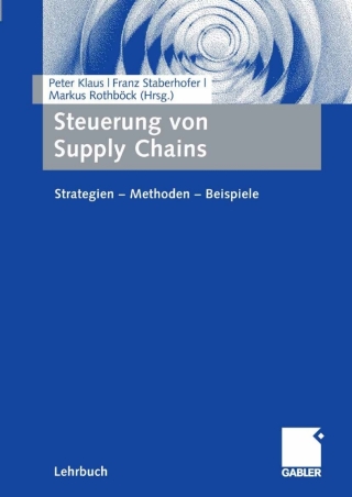 Cover image: Steuerung von Supply Chains 9783834905109