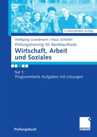 Cover image: Wirtschaft, Arbeit und Soziales 4th edition 9783834915689