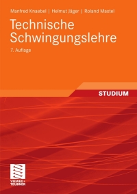 Cover image: Technische Schwingungslehre 7th edition 9783835101807