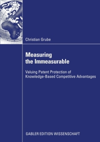 Cover image: Measuring the Immeasurable 9783834913050