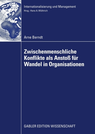 Cover image: Zwischenmenschliche Konflikte als Anstoß von Wandel in Organisationen 9783834917140