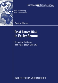 Cover image: Real Estate Risk in Equity Returns 9783834917690