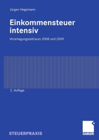 Cover image: Einkommensteuer intensiv 2nd edition 9783834915863