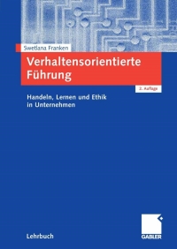 Cover image: Verhaltensorientierte Führung 2nd edition 9783834906519