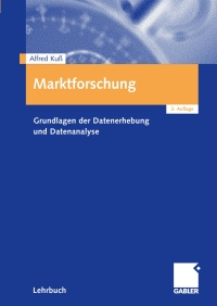 Cover image: Marktforschung 2nd edition 9783834905918