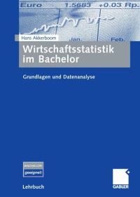 表紙画像: Wirtschaftsstatistik im Bachelor 9783834905093