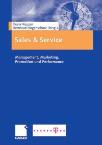Imagen de portada: Sales & Service 1st edition 9783834902863