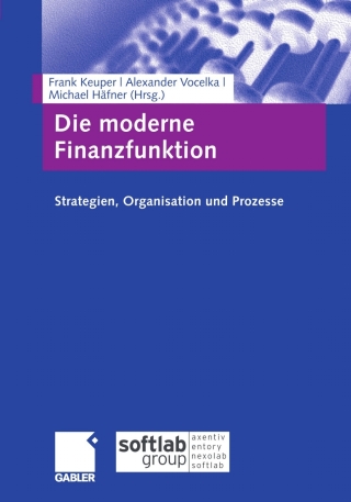Cover image: Die moderne Finanzfunktion 9783834905642