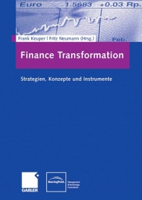 صورة الغلاف: Finance Transformation 1st edition 9783834905628