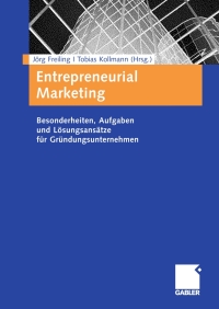 Cover image: Entrepreneurial Marketing 1st edition 9783834905932