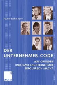 Cover image: Der Unternehmer-Code 9783834907905