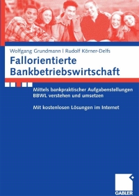 Imagen de portada: Fallorientierte Bankbetriebswirtschaft 9783409125062