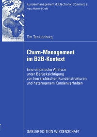 Cover image: Churn-Management im B2B-Kontext 9783834908667