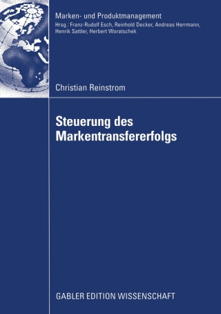 Omslagafbeelding: Steuerung des Markentransfererfolgs 9783835008595