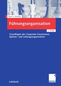 Imagen de portada: Führungsorganisation 2nd edition 9783834906786