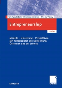 Cover image: Entrepreneurship 2nd edition 9783834907295