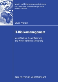 Cover image: IT-Risikomanagement 9783834908704