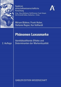 Imagen de portada: Phänomen Luxusmarke 2nd edition 9783834909398