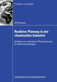 صورة الغلاف: Reaktive Planung in der chemischen Industrie 9783834910684