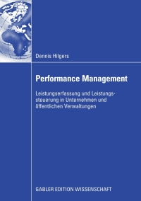 Cover image: Performance Management 9783834909329