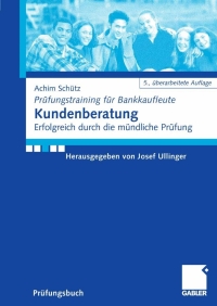 Cover image: Kundenberatung 5th edition 9783834904836