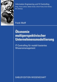 Cover image: Ökonomie multiperspektivischer Unternehmensmodellierung 9783834911391